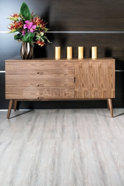 Клеевая кварцвиниловая плитка Alpine Floor Легкие линии (Easy Line) ДУБ СНЕЖНЫЙ ECO 3-14
